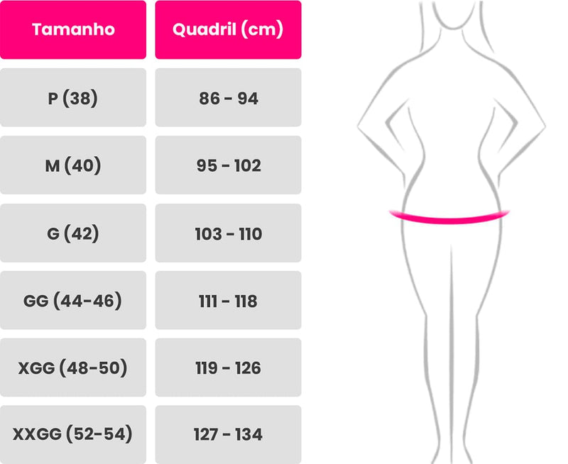 Calcinha Modeladora - Afina Cintura, Comprime Abdômen (Kit 3 Unidades)