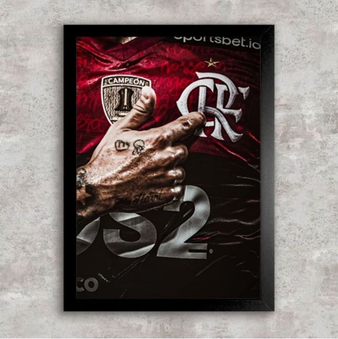 Quadro Decorativo do Flamengo [EDIÇÃO ESPECIAL 2023]