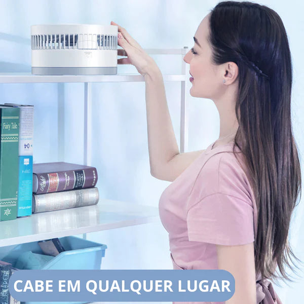 Ventilador Portátil Silencioso Inteligente - Super Air™