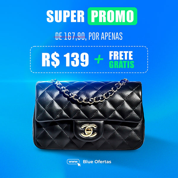 Bolsa CC Classic Double Flap - PROMOÇÃO