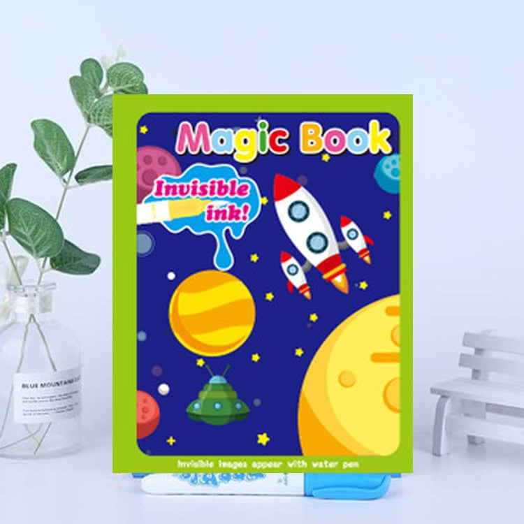 Book Magic - Livro para Colorir Reutilizável