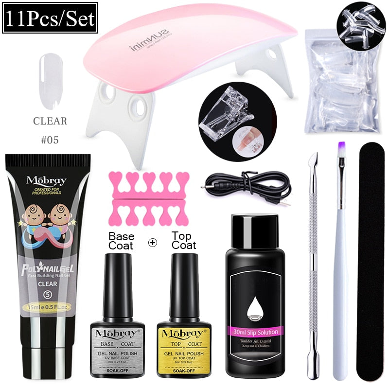 Kit Unhas Completo 11 Itens - Gel Mobray