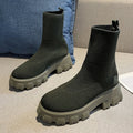 WinterBoot - Bota Meia Feminina Sola Grossa para o Frio