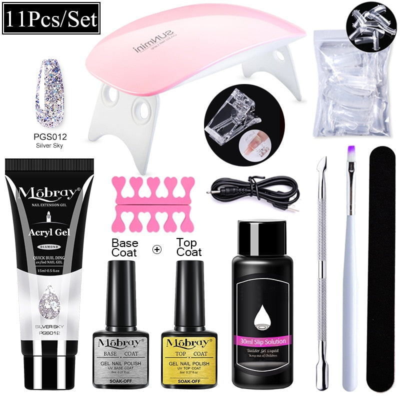 Kit Unhas Completo 11 Itens - Gel Mobray