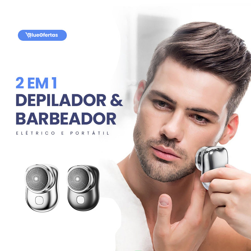 Mini BarberDepil® - 2 em 1 | Para Homens e Mulheres