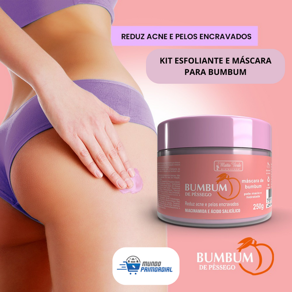 Kit de Esfoliante e Máscara para Bumbum [PROMOÇÃO DE LANÇAMENTO]