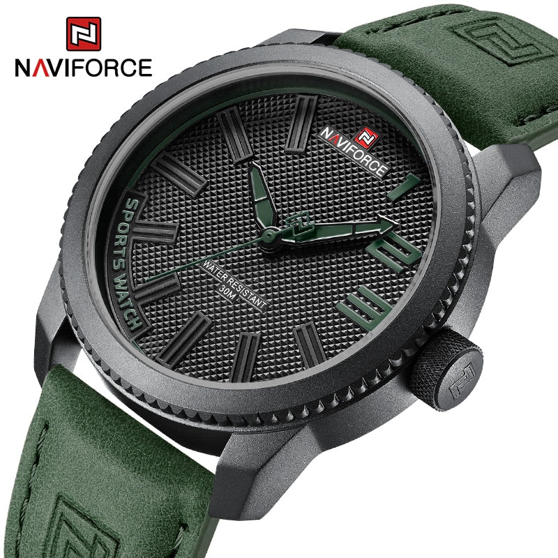 NAVIFORCE CONCEPT - Relógio de Quartzo Masculino À Prova D'água