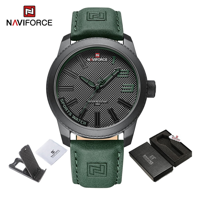 NAVIFORCE CONCEPT - Relógio de Quartzo Masculino À Prova D'água