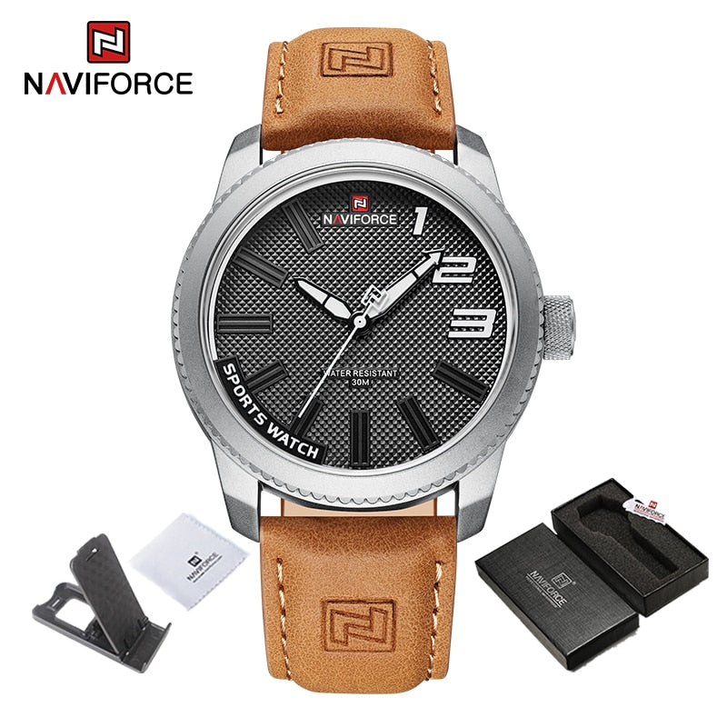 NAVIFORCE CONCEPT - Relógio de Quartzo Masculino À Prova D'água