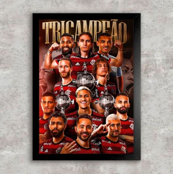 Quadro Decorativo do Flamengo [EDIÇÃO ESPECIAL 2023]