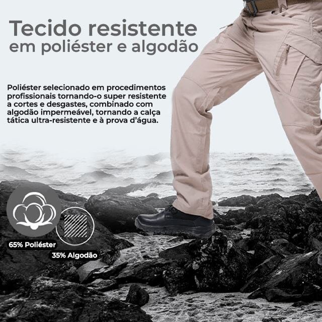 Calça Tática Militar Ultra Resistente e Impermeável - Queima de Estoque