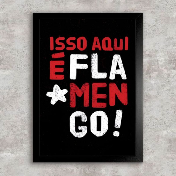 Quadro Decorativo do Flamengo [EDIÇÃO ESPECIAL 2023]