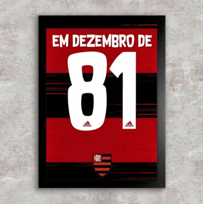 Quadro Decorativo do Flamengo [EDIÇÃO ESPECIAL 2023]