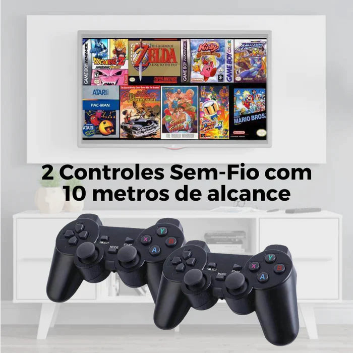 Vídeo Game Retrô Ultra - 10.000 Jogos 4K