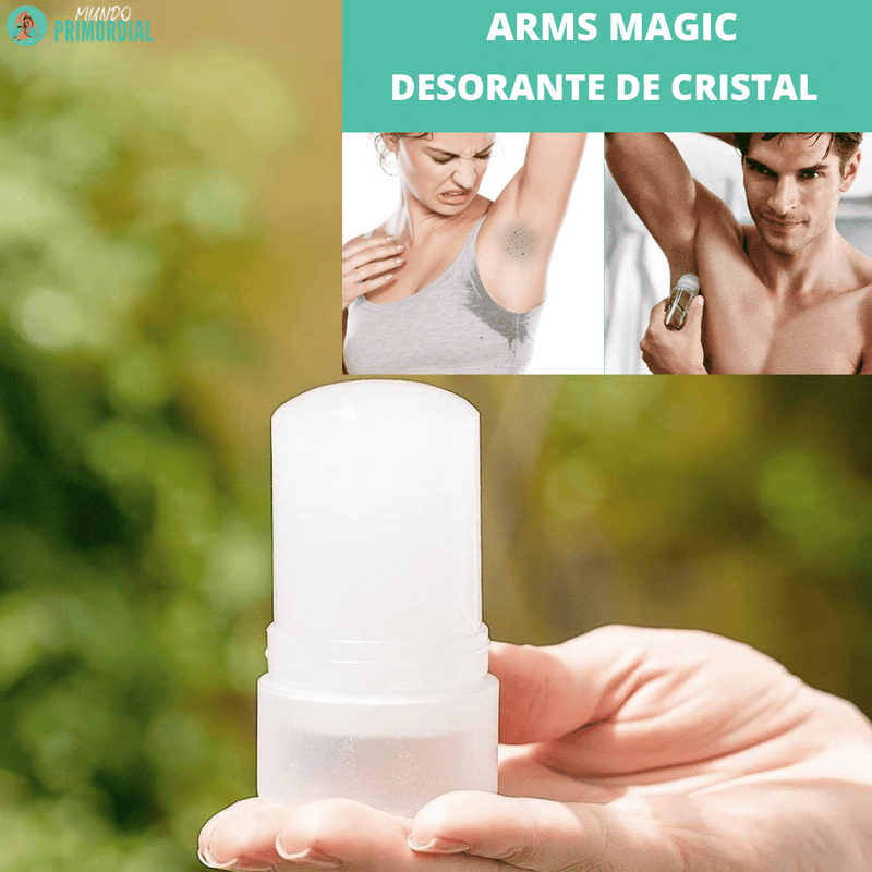 ARMS MAGIC - DESORANTE DE CRISTAL CLAREADOR ANTI-BACTÉRIA